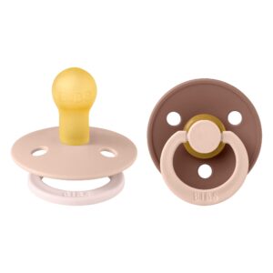 Набор пустышек латексных BIBS Studio Colour, 2 шт. – Fusion, 0+ мес.